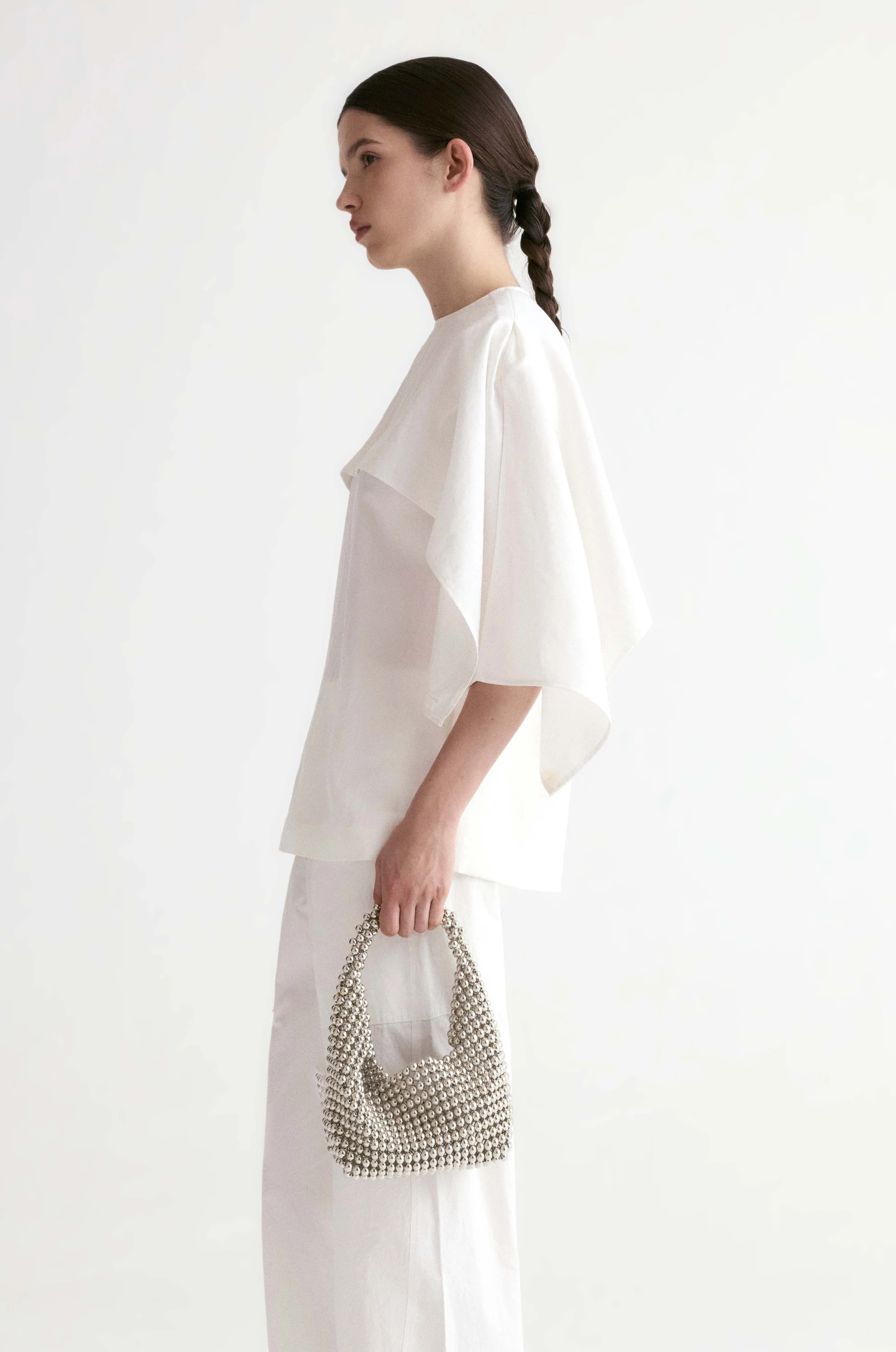 2Way Cape Top-White - Image 5