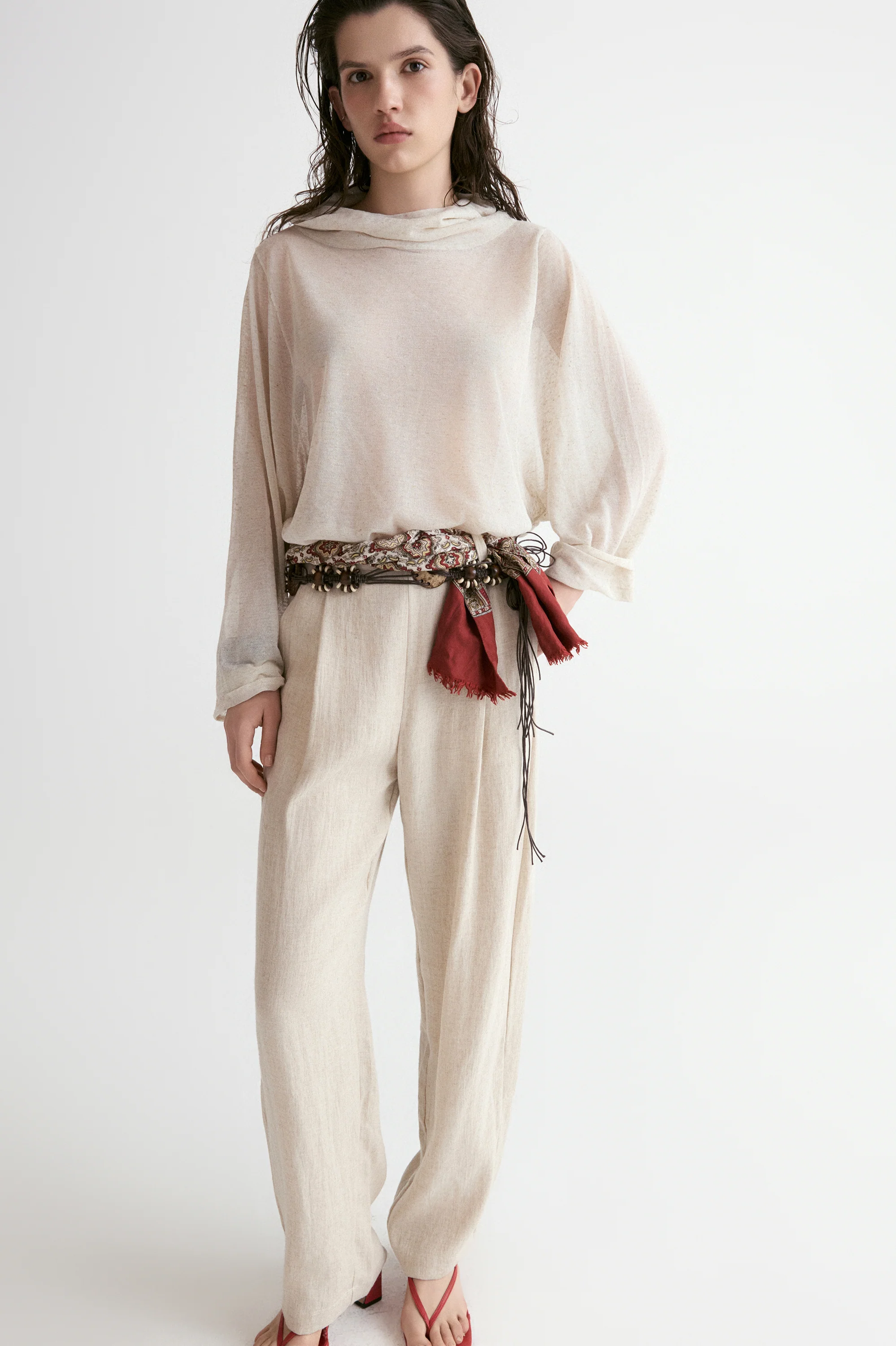 Annie Linen Trousers - Image 3