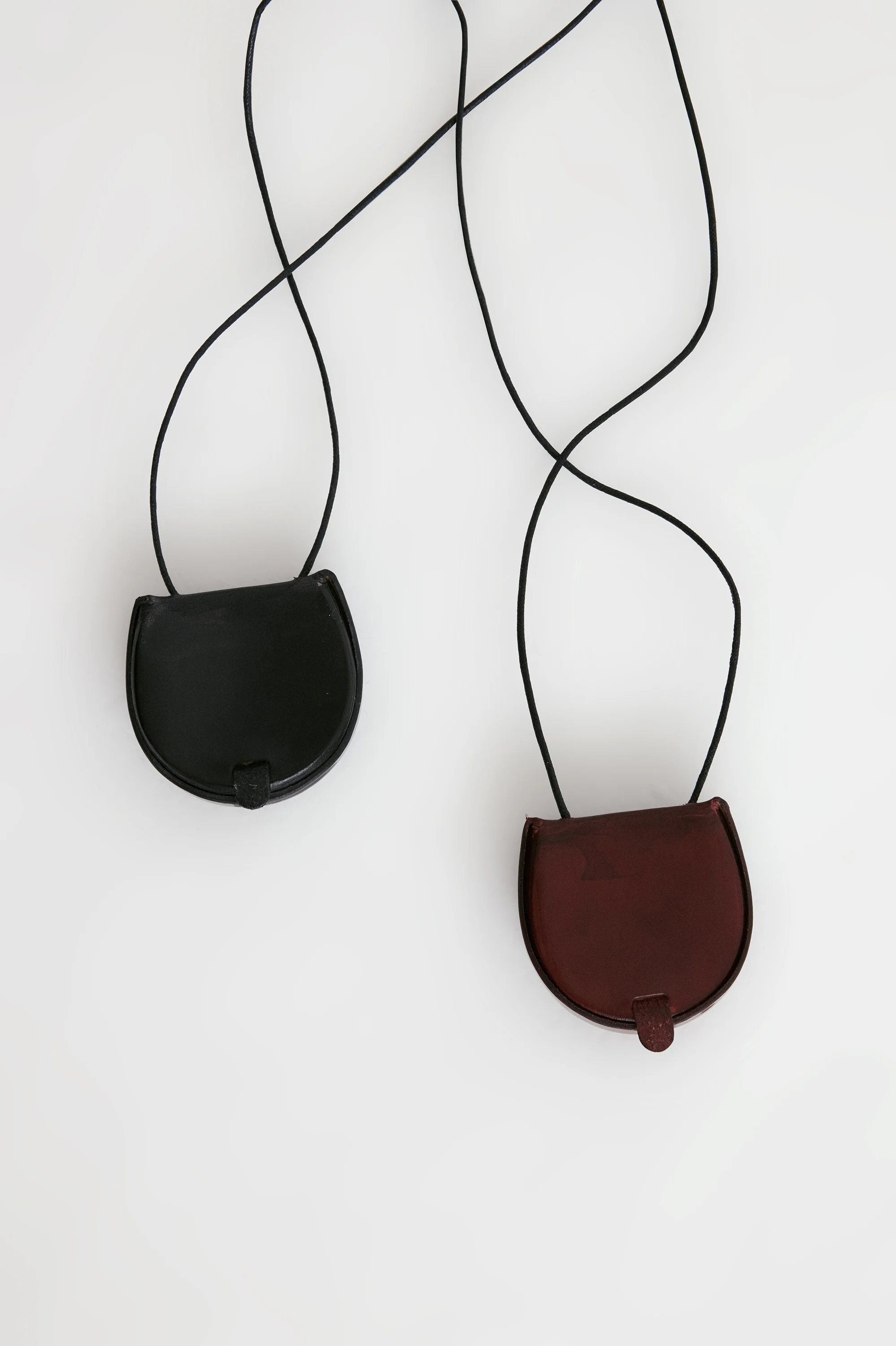 Atelier Patina Leather Necklace-Black - Image 3