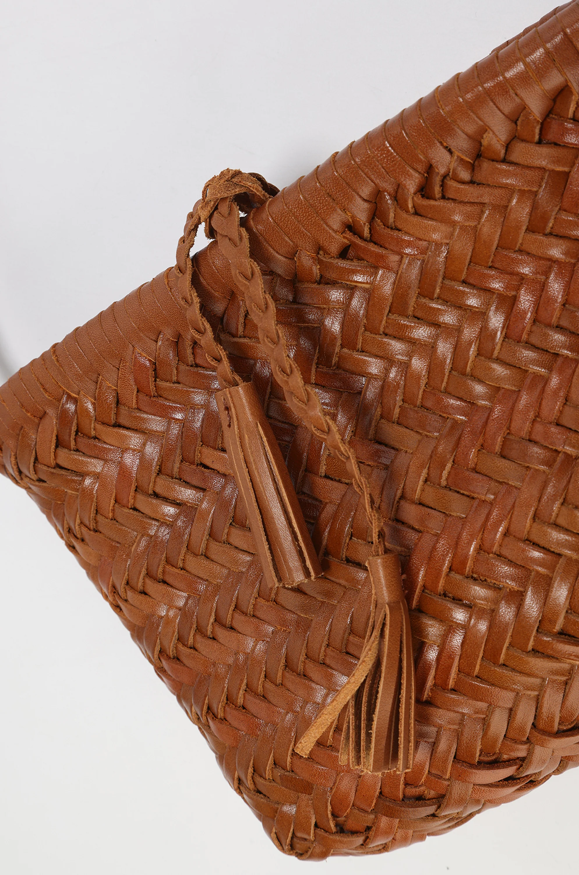Brise Woven Small Cabas Camel - Image 5
