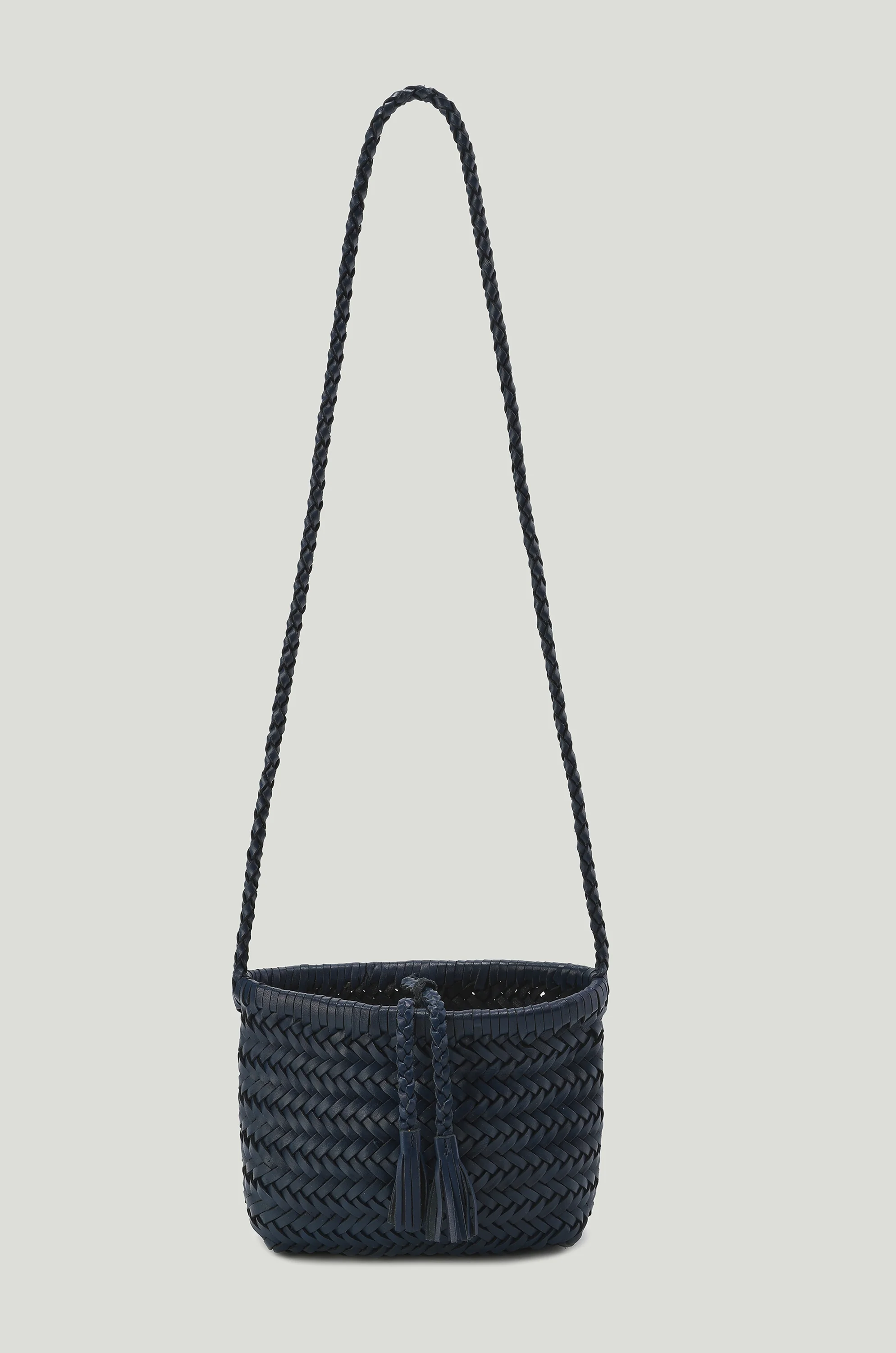 Brise Woven Small Cabas Navy - Image 3