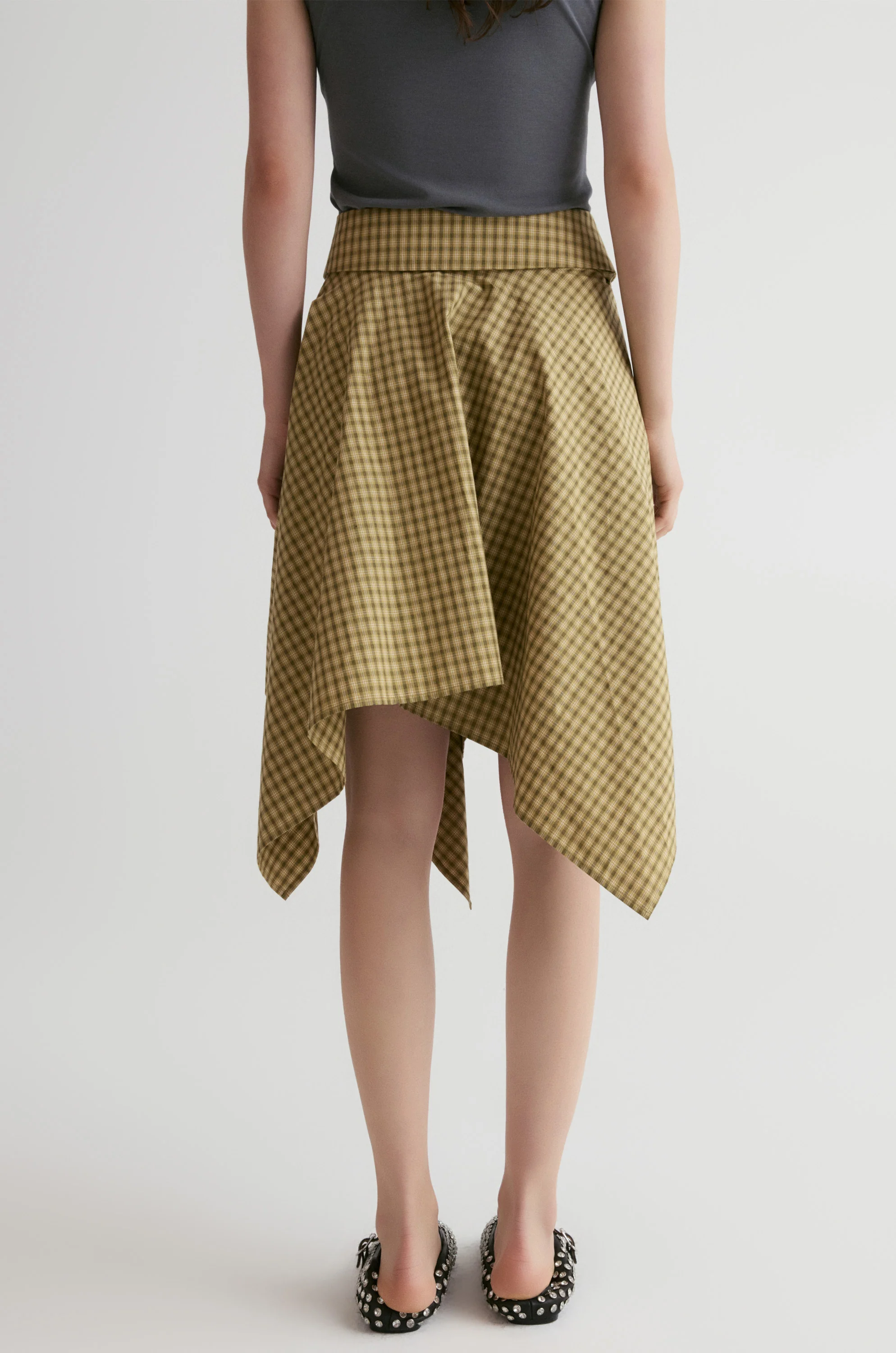 Carnaby Checked Skirt - Image 9
