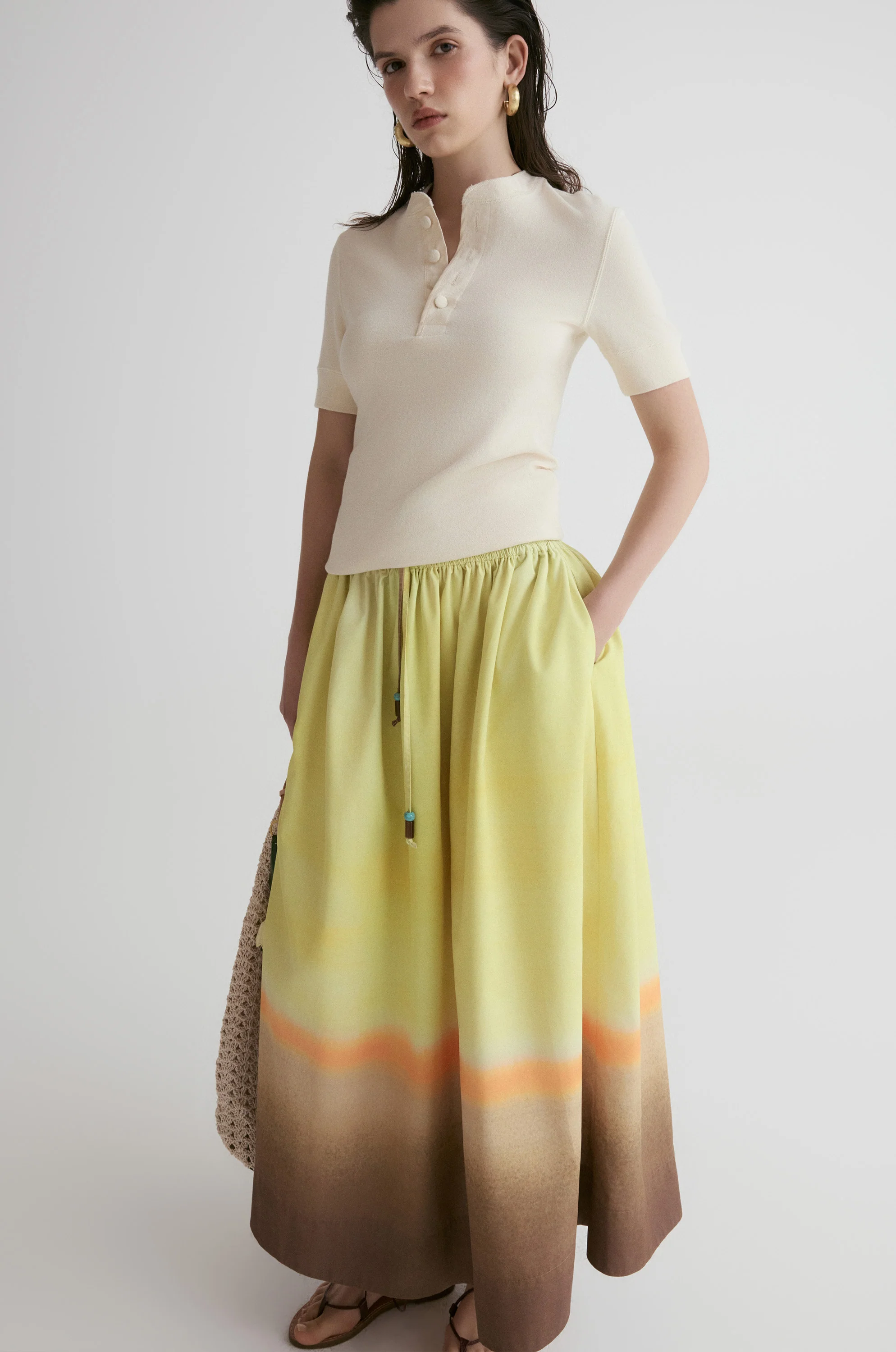 Dry Loop Terry Henley T- shirt - Image 3