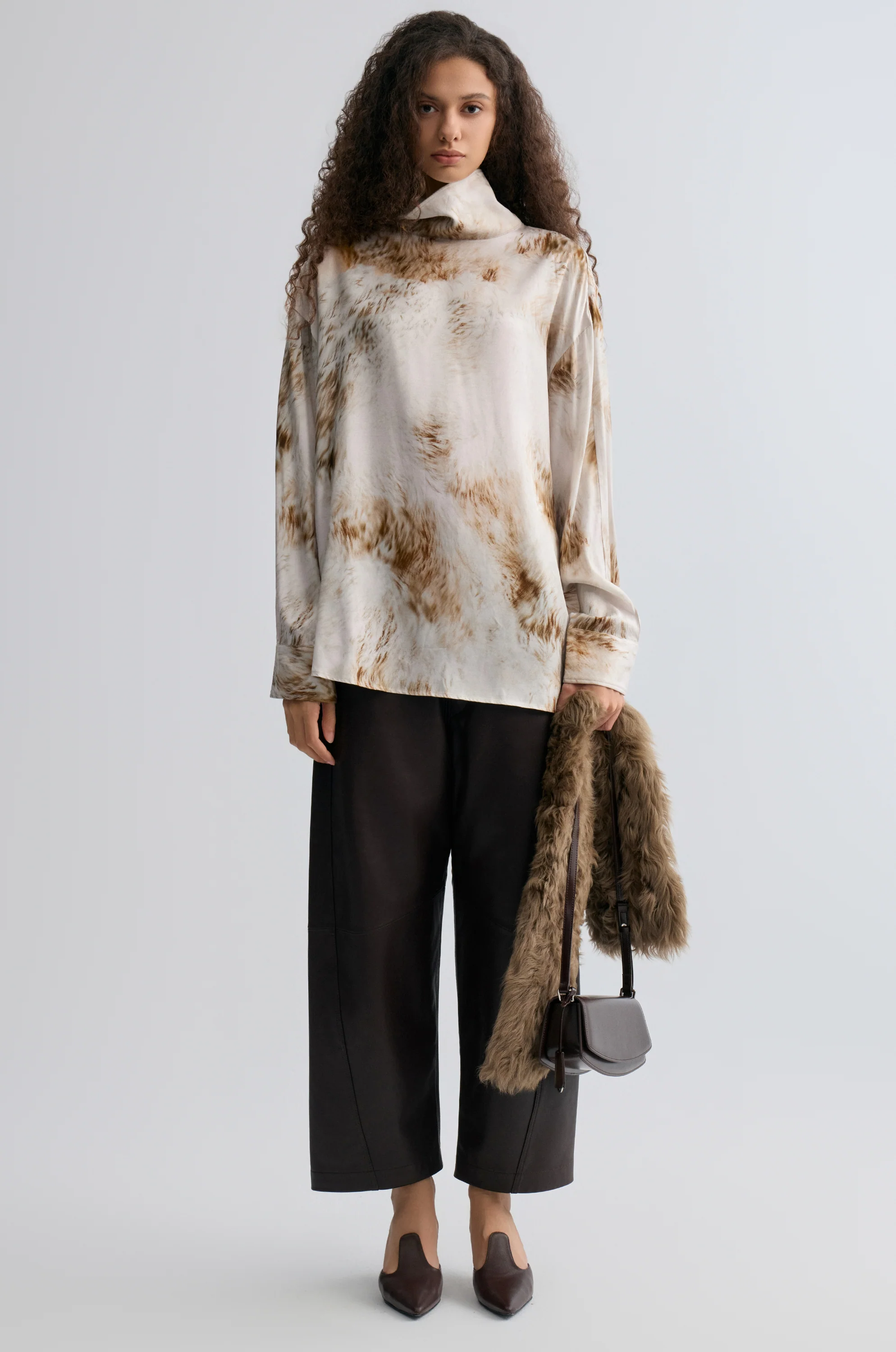 Fur Print Blouse - Image 3