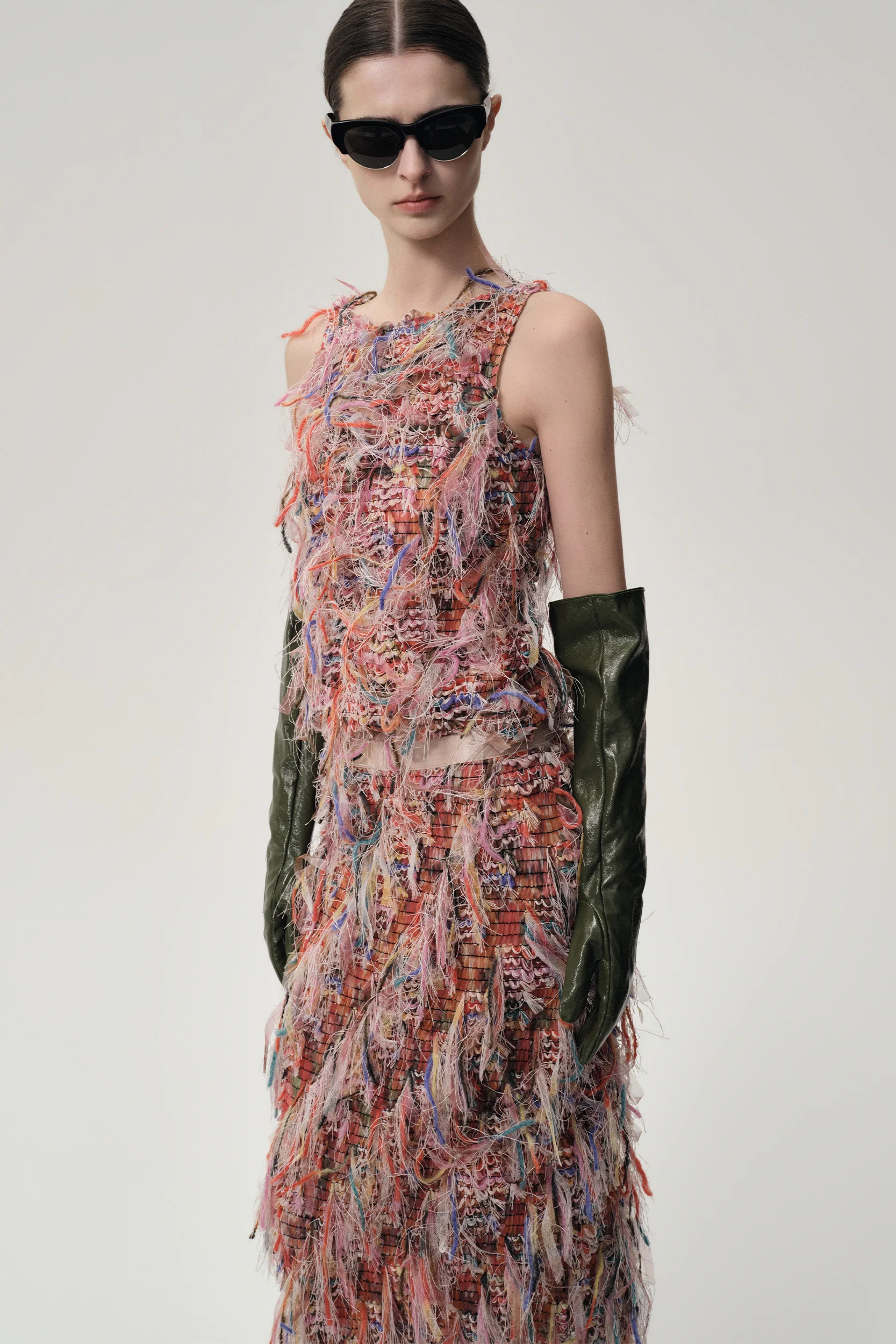 Julie Fringed Top Pink - Image 2