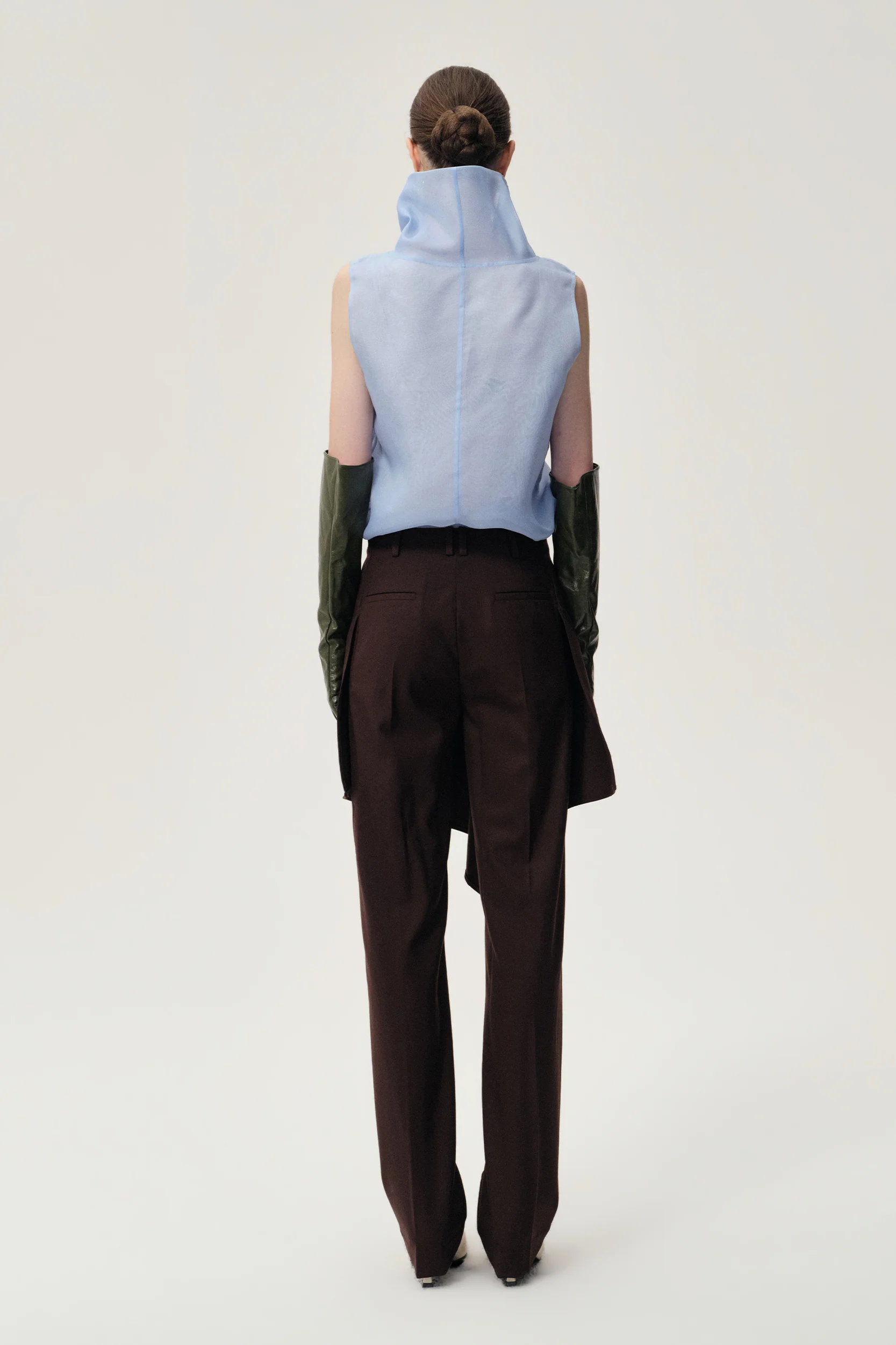 Layered Skirt Trousers Rum - Image 2