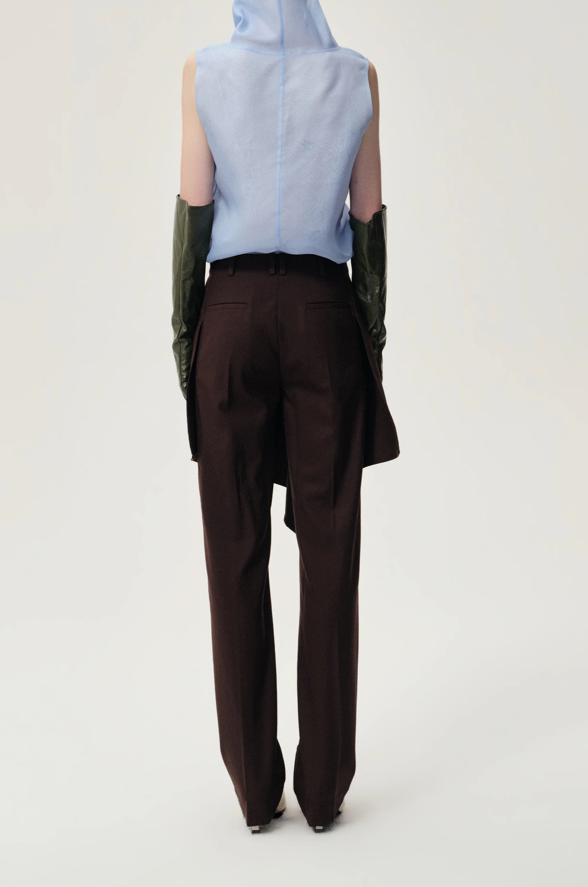Layered Skirt Trousers Rum - Image 5