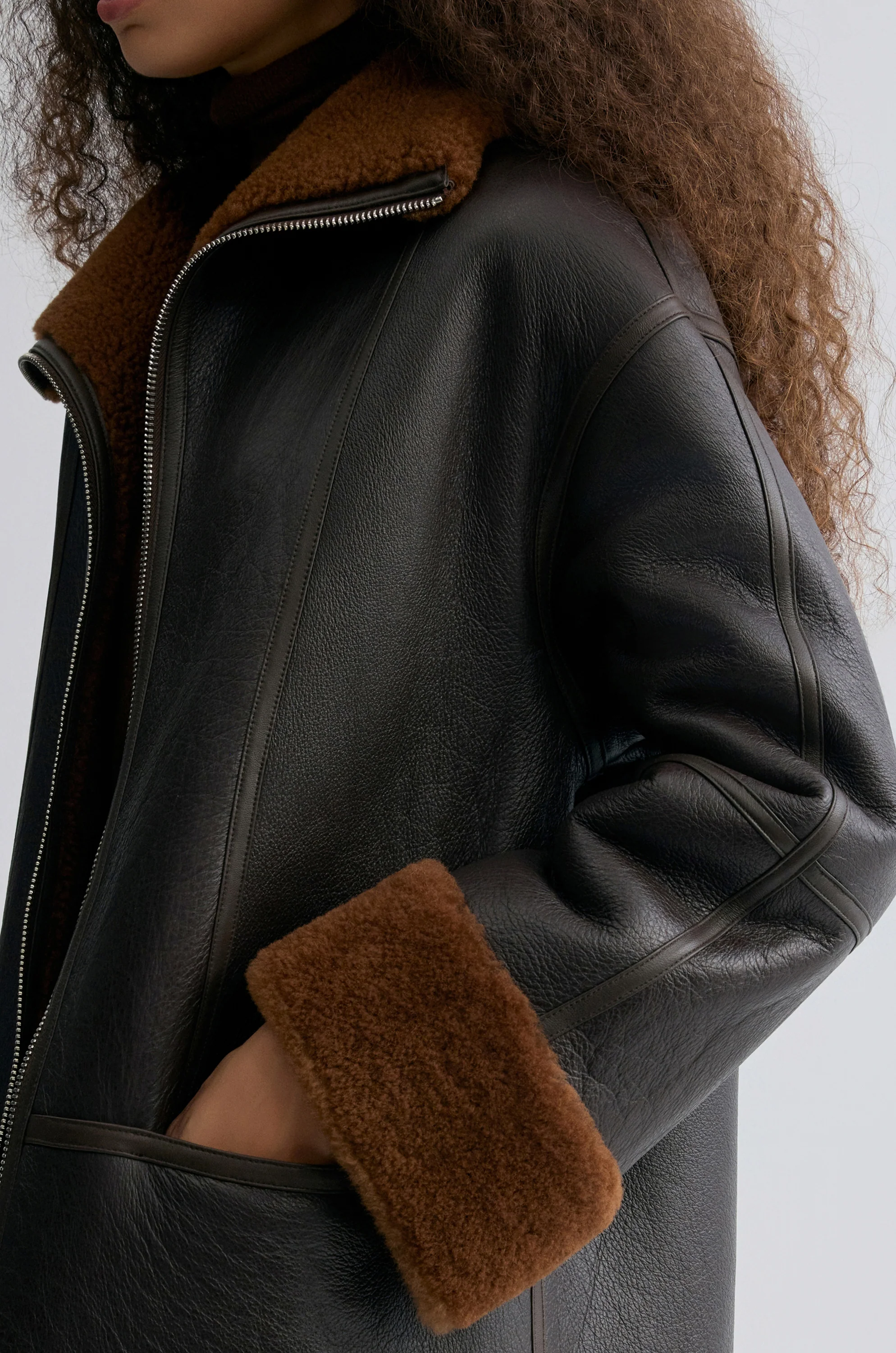 Montana Shearling Jacket - Image 14