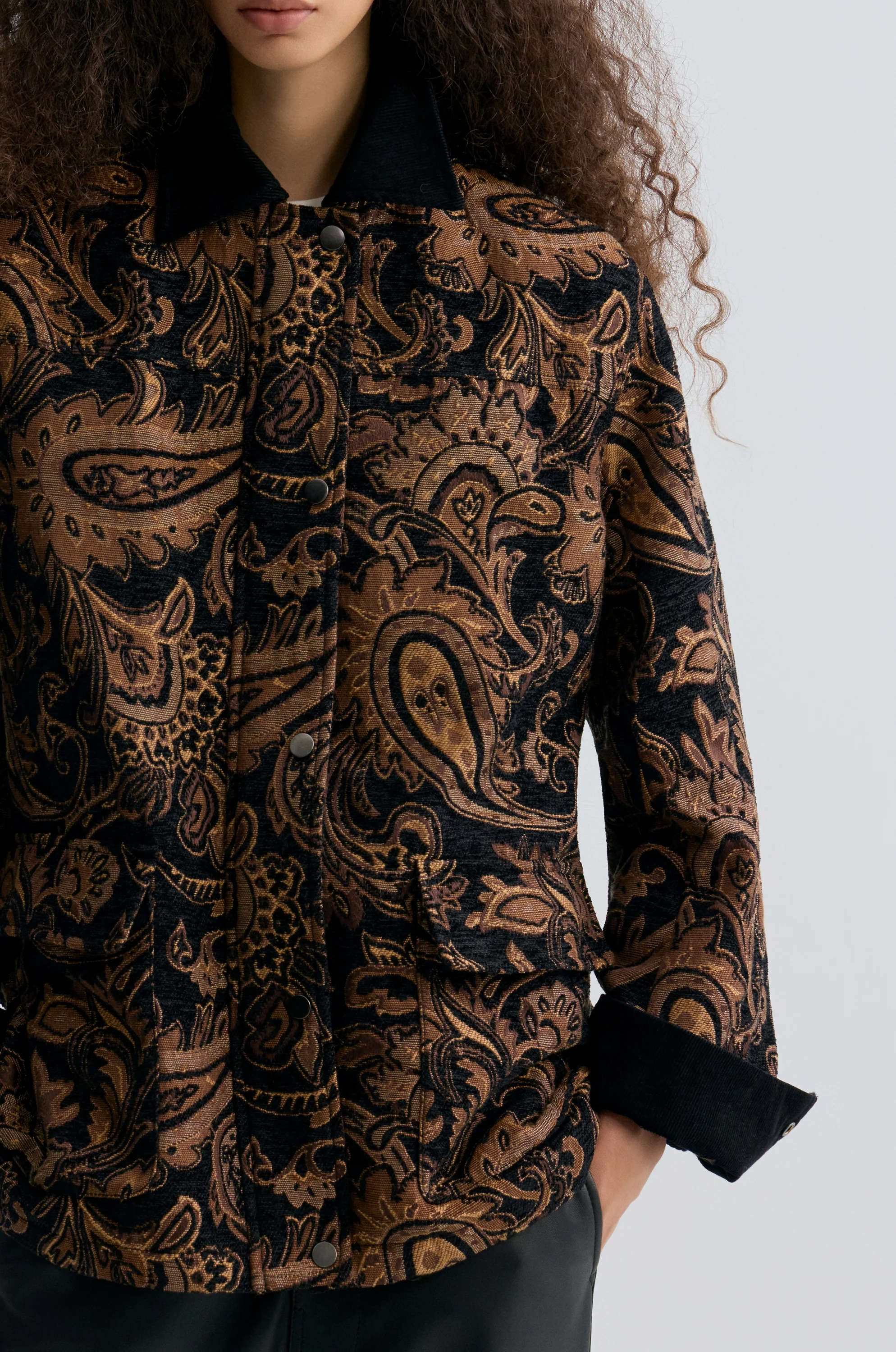 Paisley-print Jacquard Jacket - Image 8