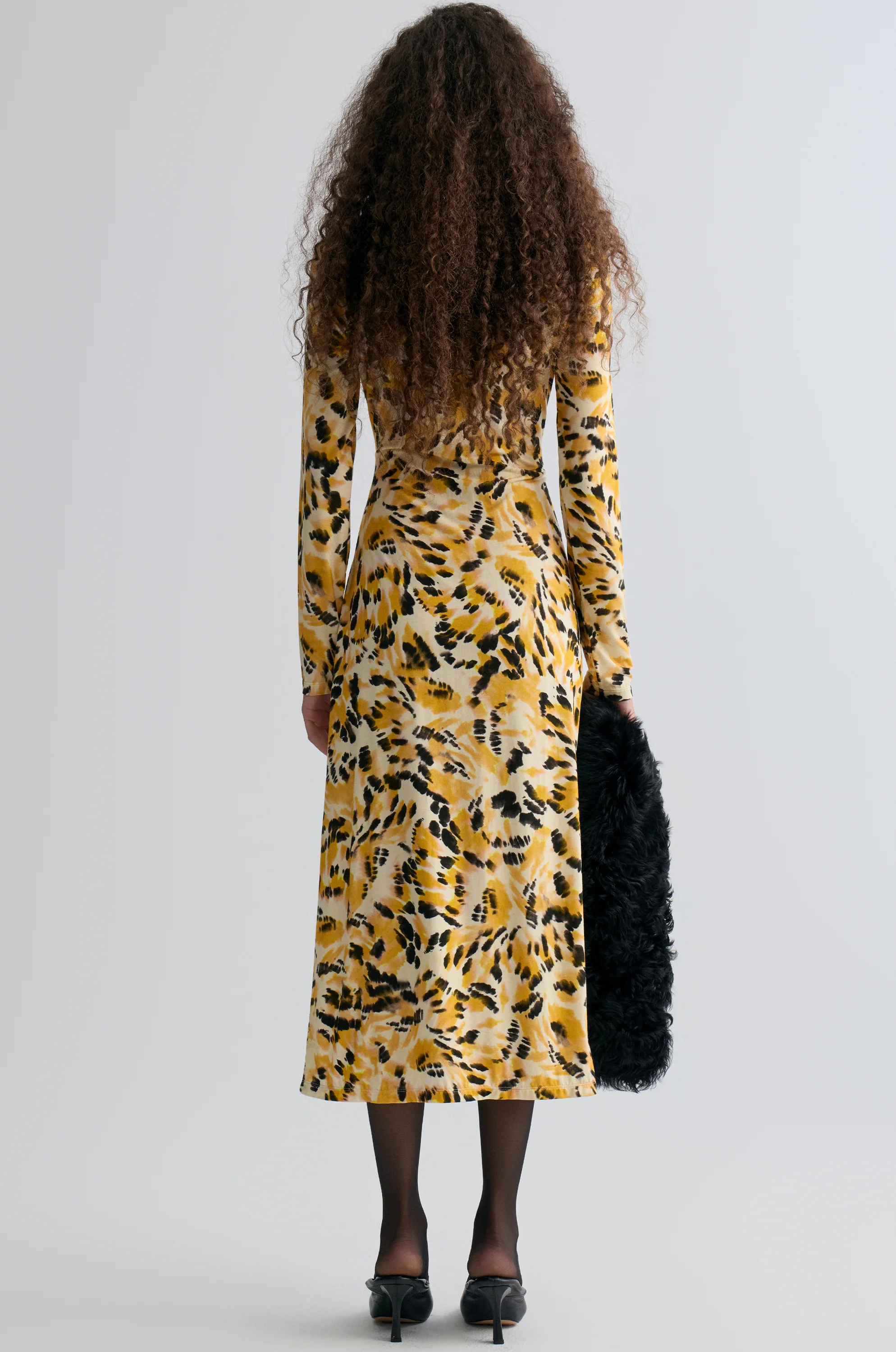 Savanna Turtleneck jersey maxi dress - Image 4