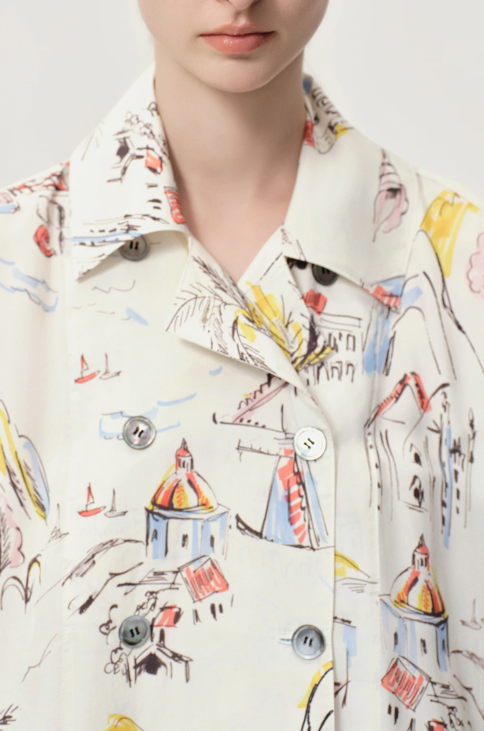 Sieste Printed  Silk-blend Trench - Image 8