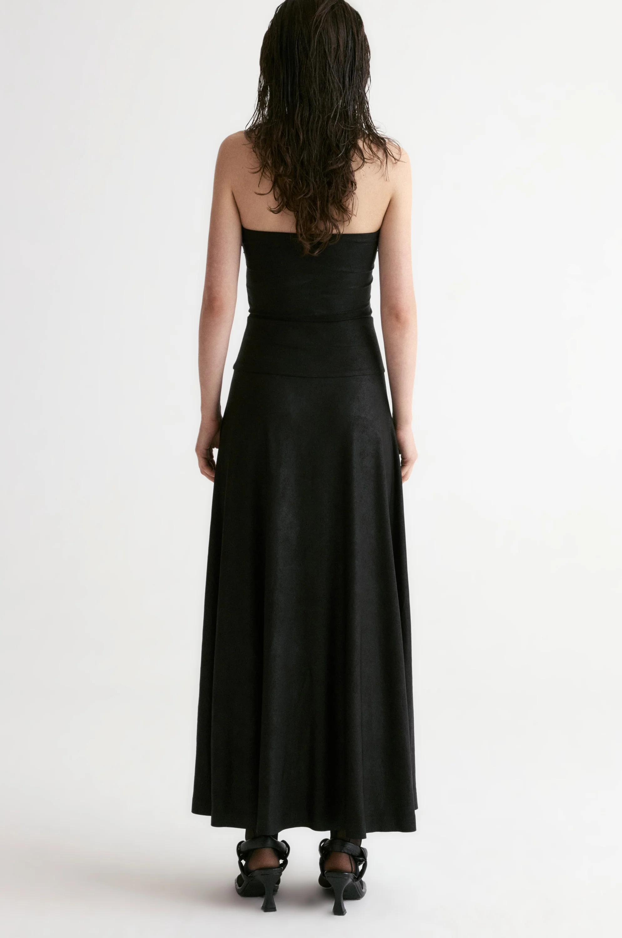 Strapless Jersey Maxi Dress - Image 9
