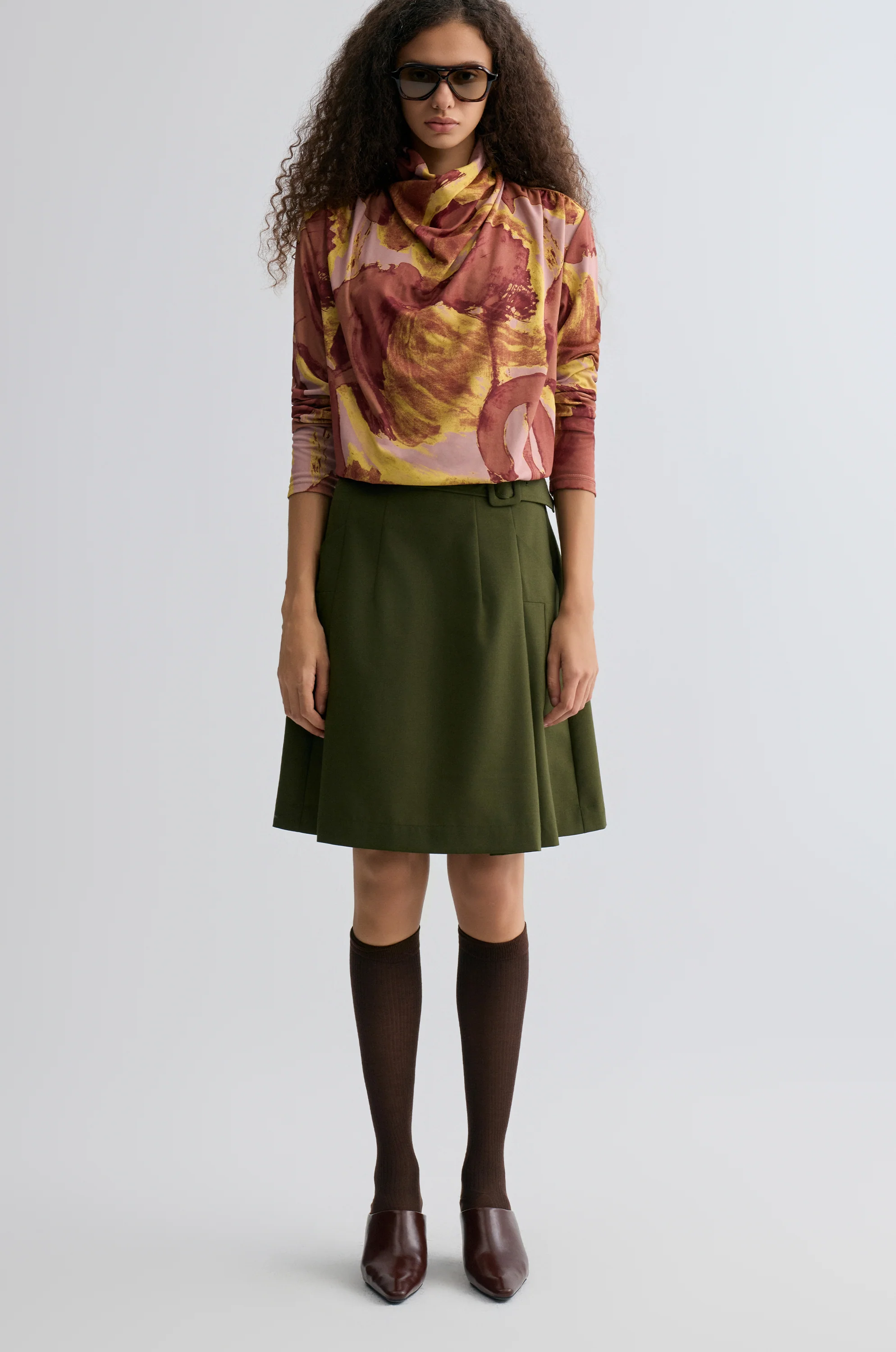 Verve Cowl Jersey Top Blush - Image 3