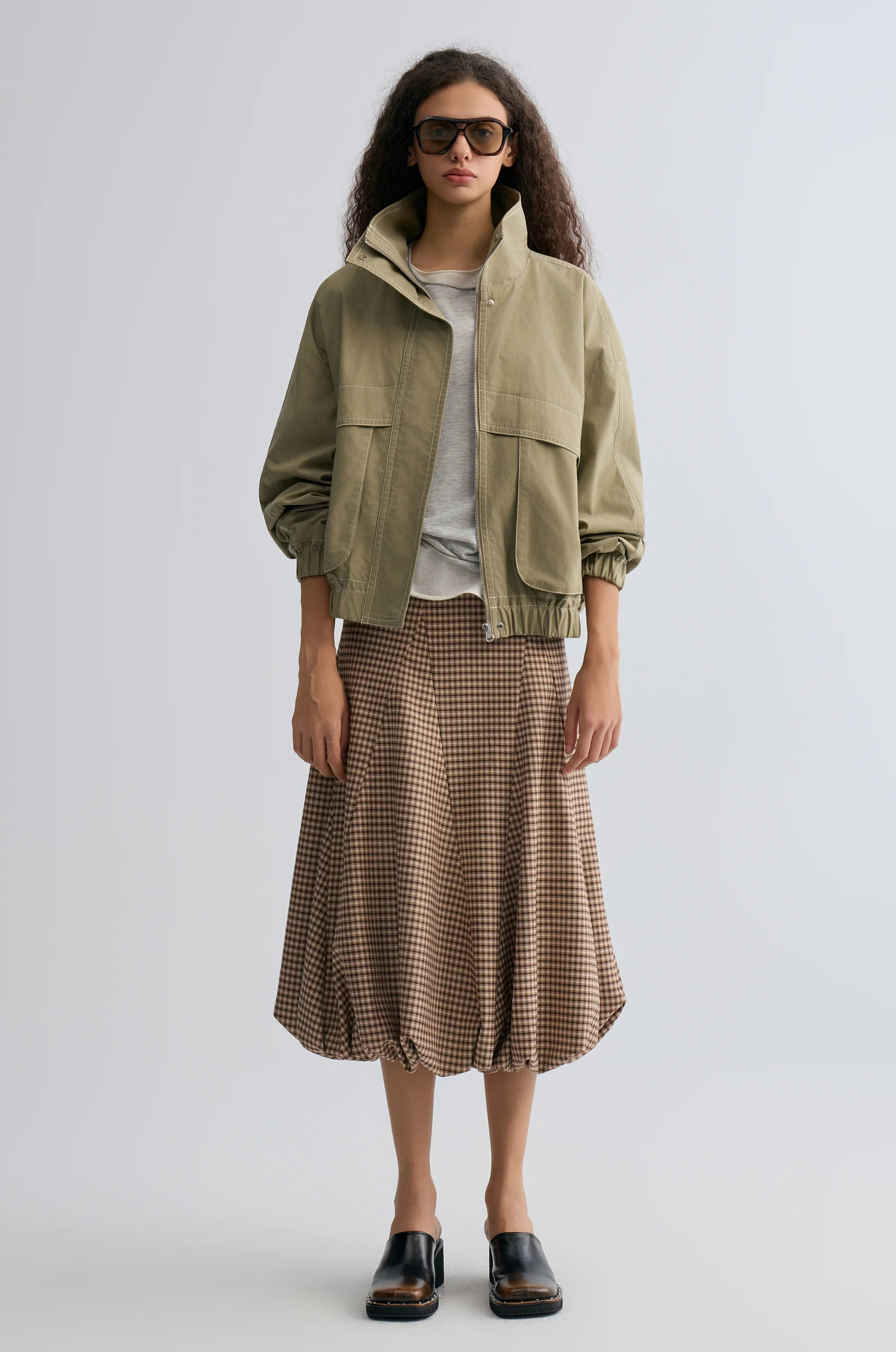 Weekend Flight Parachute Jacket Sage - Image 3