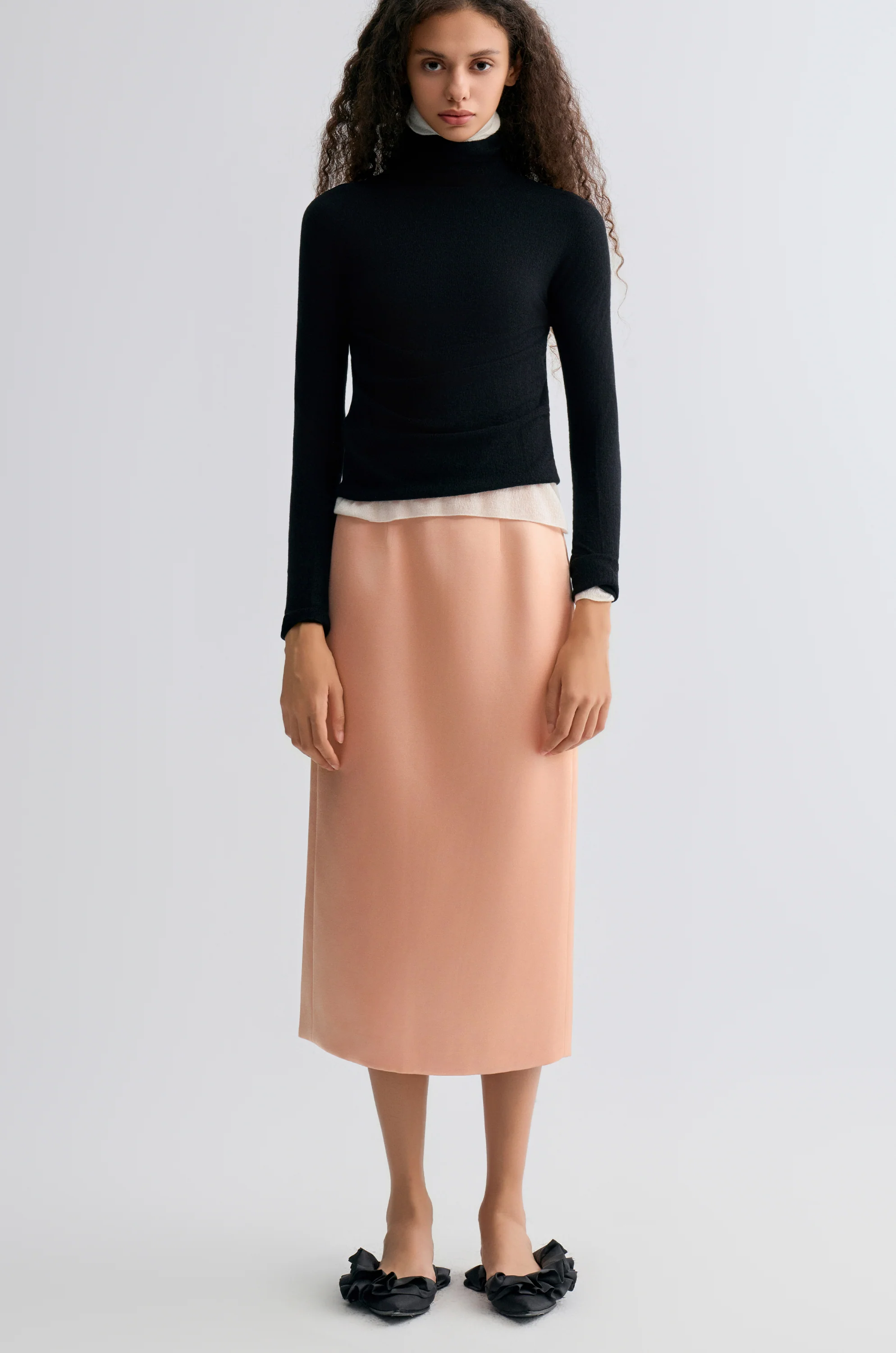 Wholegarment Fine Turtleneck Black - Image 3